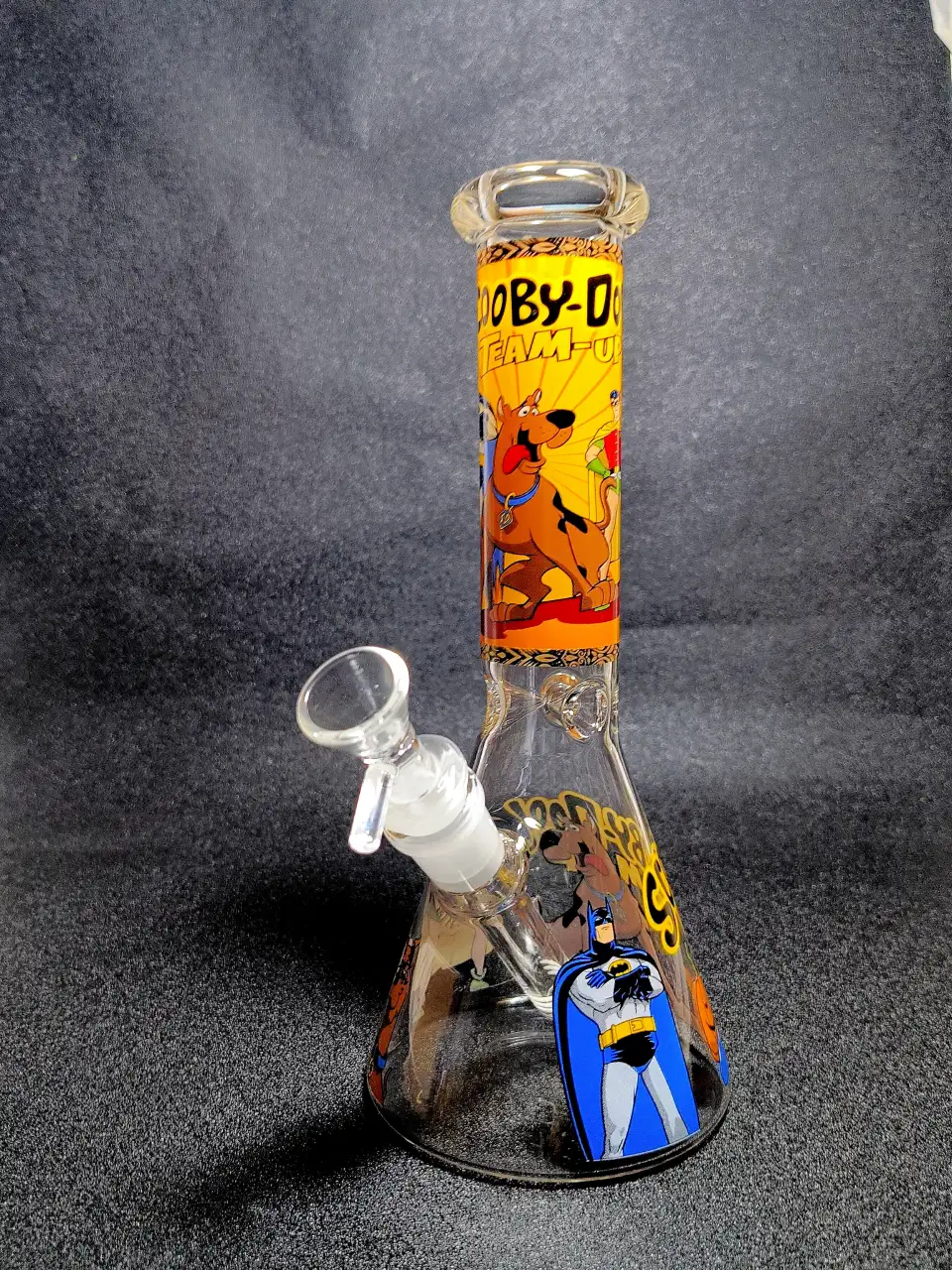 10" Scooby-Doo Batman DC Team-Up Beaker Glass Bong