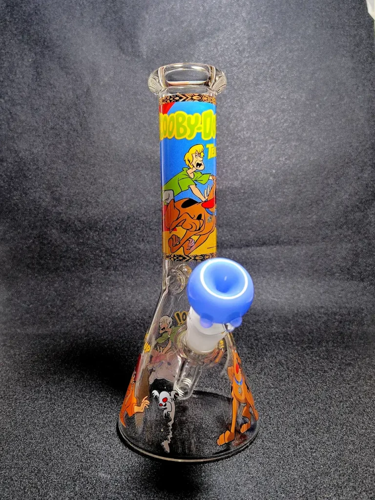 10" Scooby-Doo Haunted Mansion Shaggy Escape Beaker Glass Bong