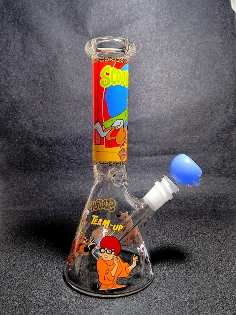 10″ Scooby-Doo Haunted Mansion Shaggy Escape Beaker Glass Bong 10" Scooby-Doo Haunted Mansion Shaggy Escape Beaker Glass Bong