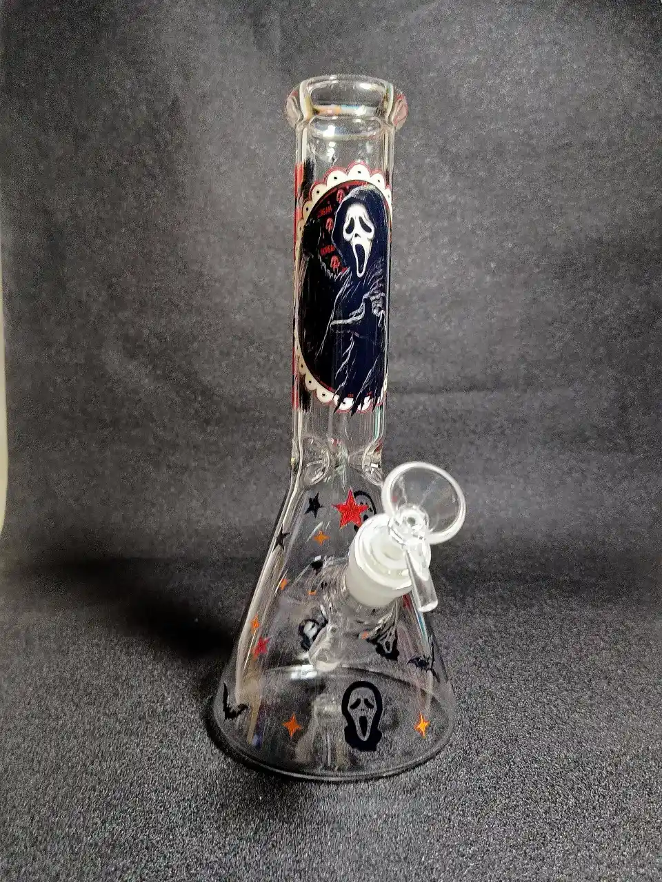 Scream Ghostface Night Horror Beaker Glass Bong