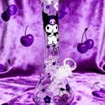 10" Skull Cherry Kuromi Beaker Glass Bong