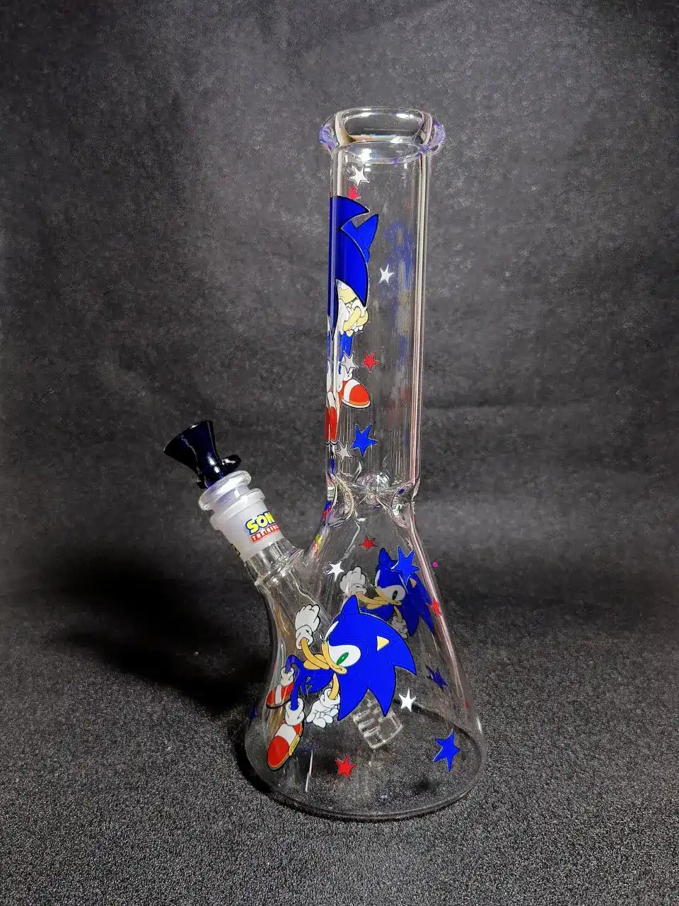 Sonic the Hedgehog SEGA Speed Blue Beaker Glass Bong