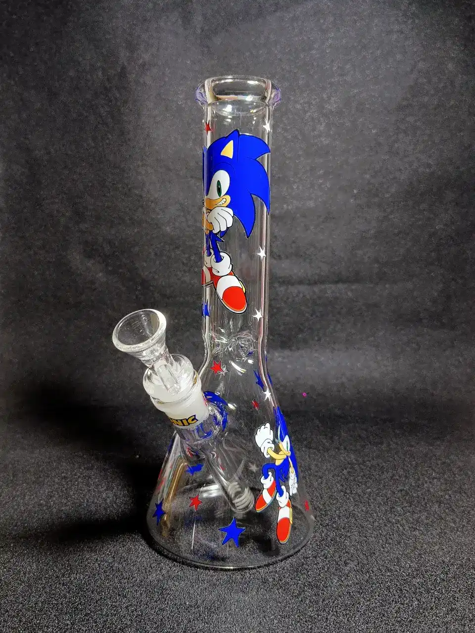 Sonic the Hedgehog SEGA Speed Blue Beaker Glass Bong