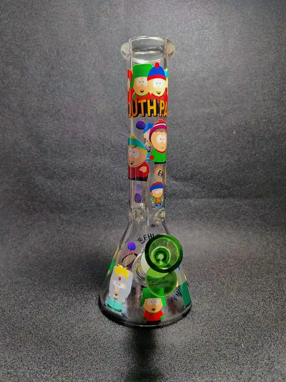 10" South Park Cartoon Chaos Character Beaker Glass Bong
