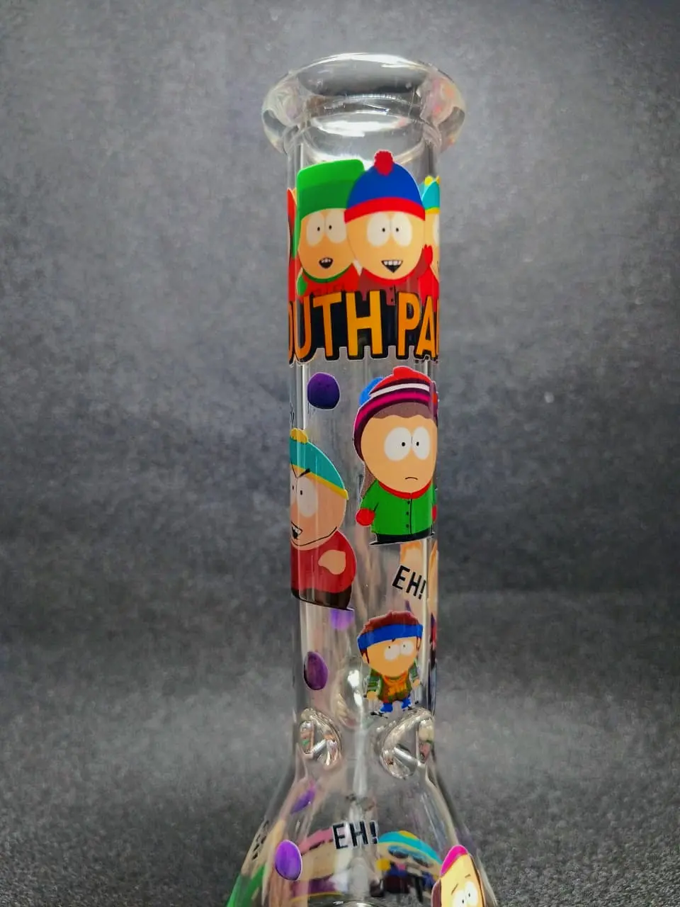 10" South Park Cartoon Chaos Character Beaker Glass Bong