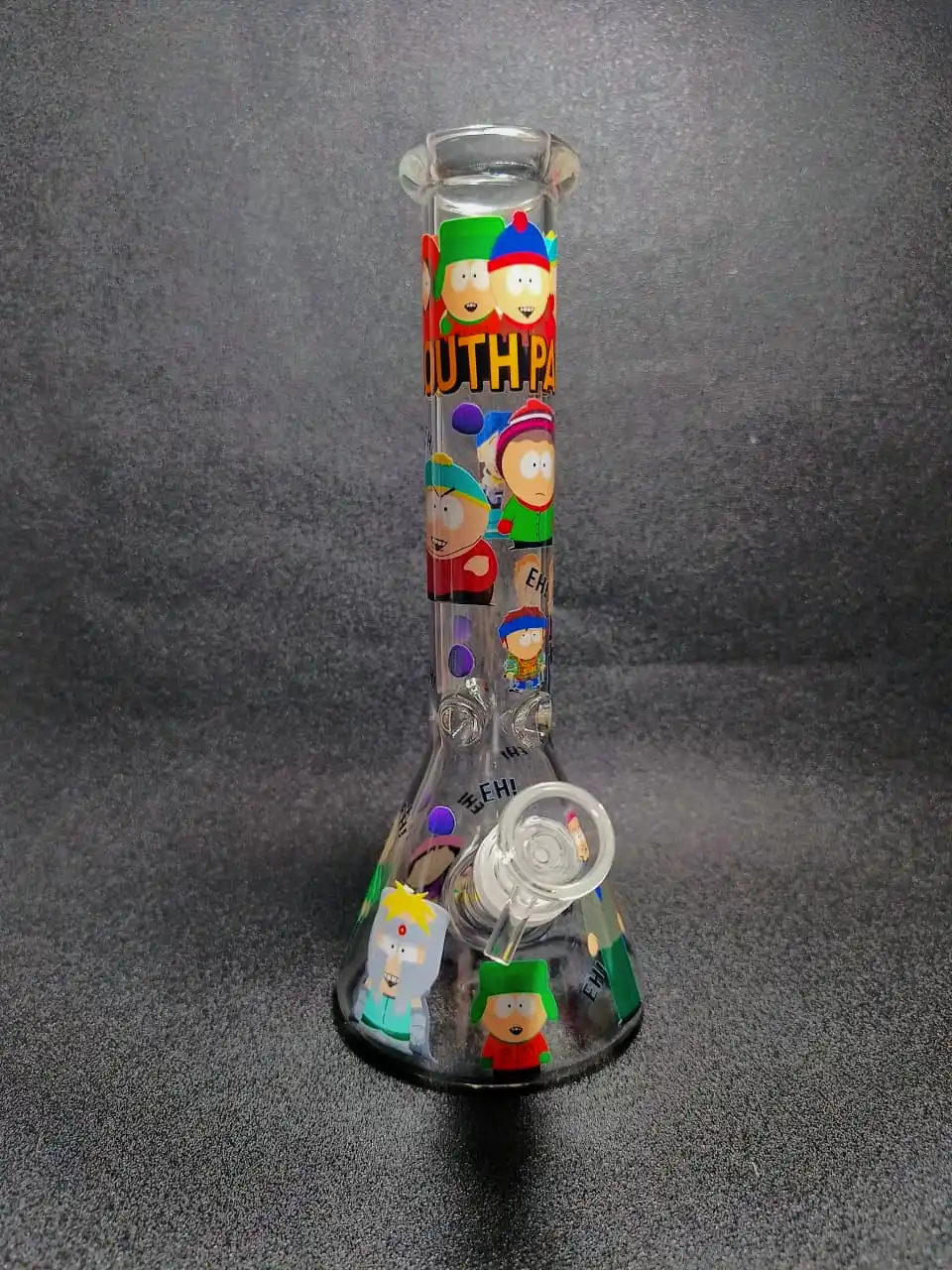 10" South Park Cartoon Chaos Character Beaker Glass Bong