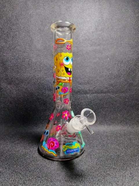10" SpongeBob SquarePants Beaker Glass Bong