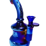 7" Statue of Liberty Blue Mini Glass Bong Rig