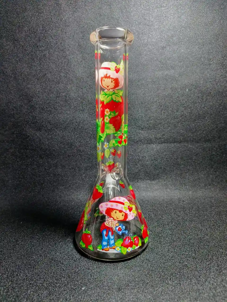 10" Strawberry Shortcake Retro Garden Glass Bong