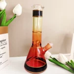 10" Sunset Ombre Glass Beaker Bong