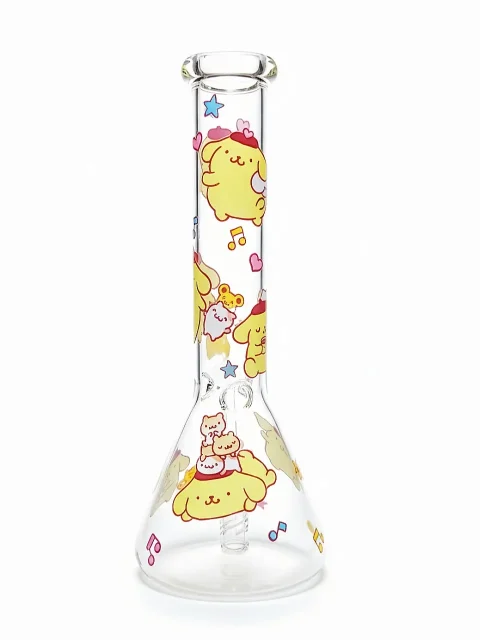 10″ Sweet Pompompurin Beaker Glass Bong 10" Sweet Pompompurin Beaker Glass Bong
