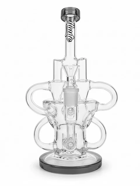 11" Swiss Recycler Glass Water Bong with Disc Perc