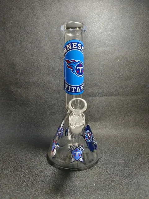 10" Tennessee Titans NFL Beaker Glass Bong