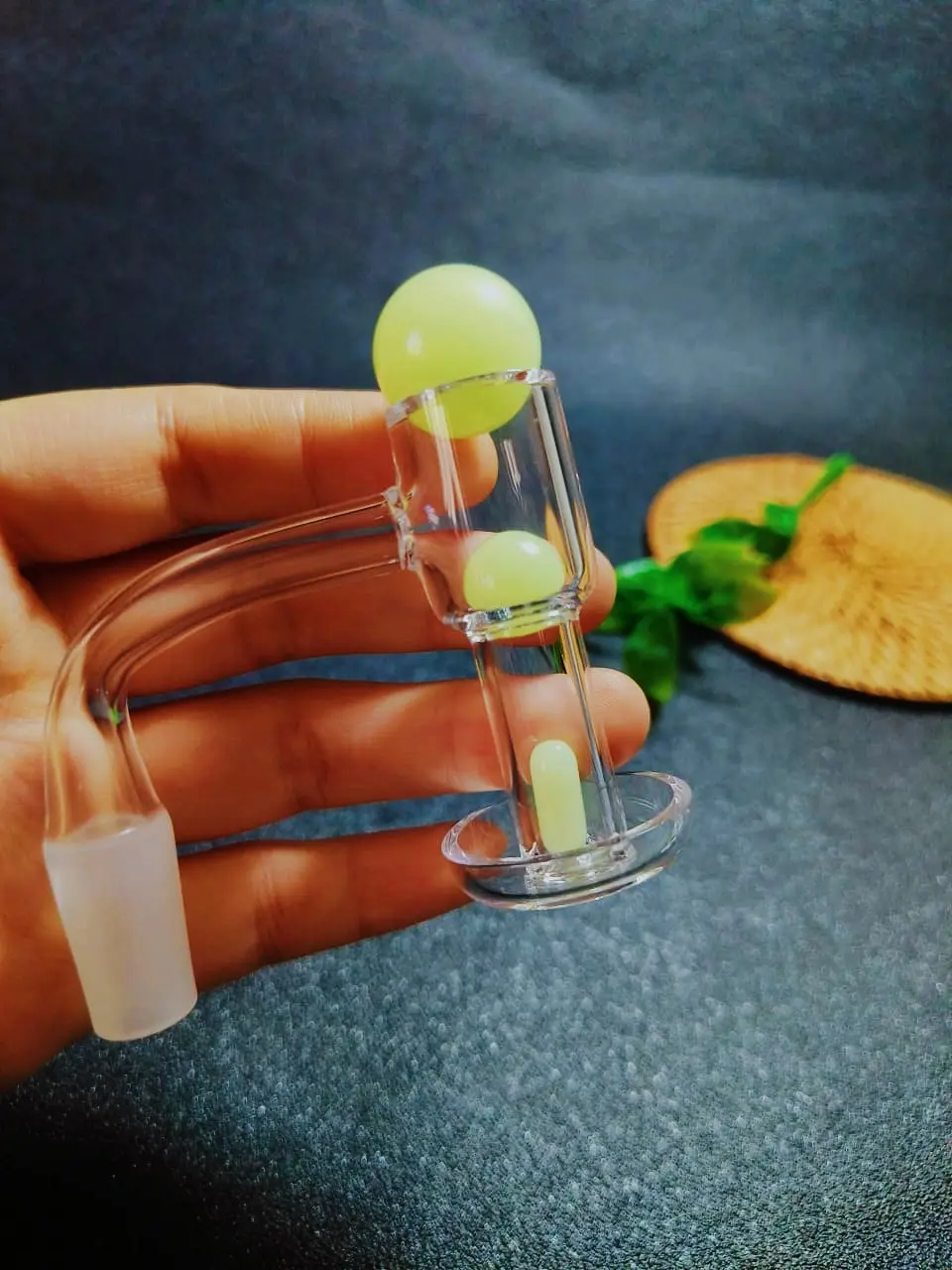 Terp Slurper Quartz with Quartz Pillar & Pearl Reactor Kit