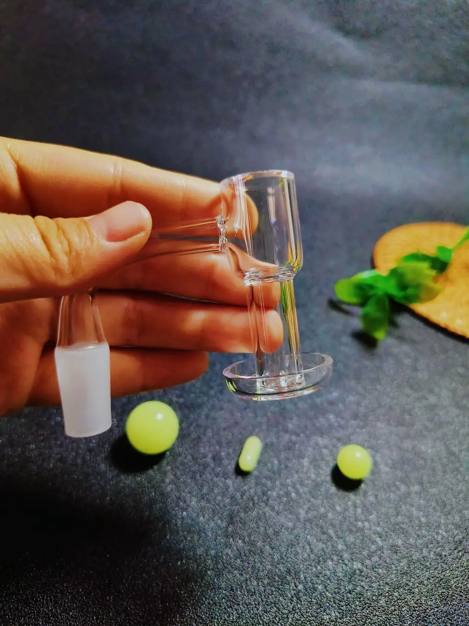 Terp Slurper Quartz with Quartz Pillar & Pearl Reactor Kit