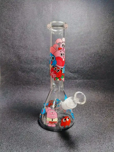 The Amazing World of Gumball Cartoon Beaker Glass Bong