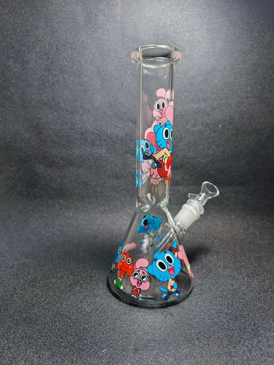 The Amazing World of Gumball Cartoon Beaker Glass Bong