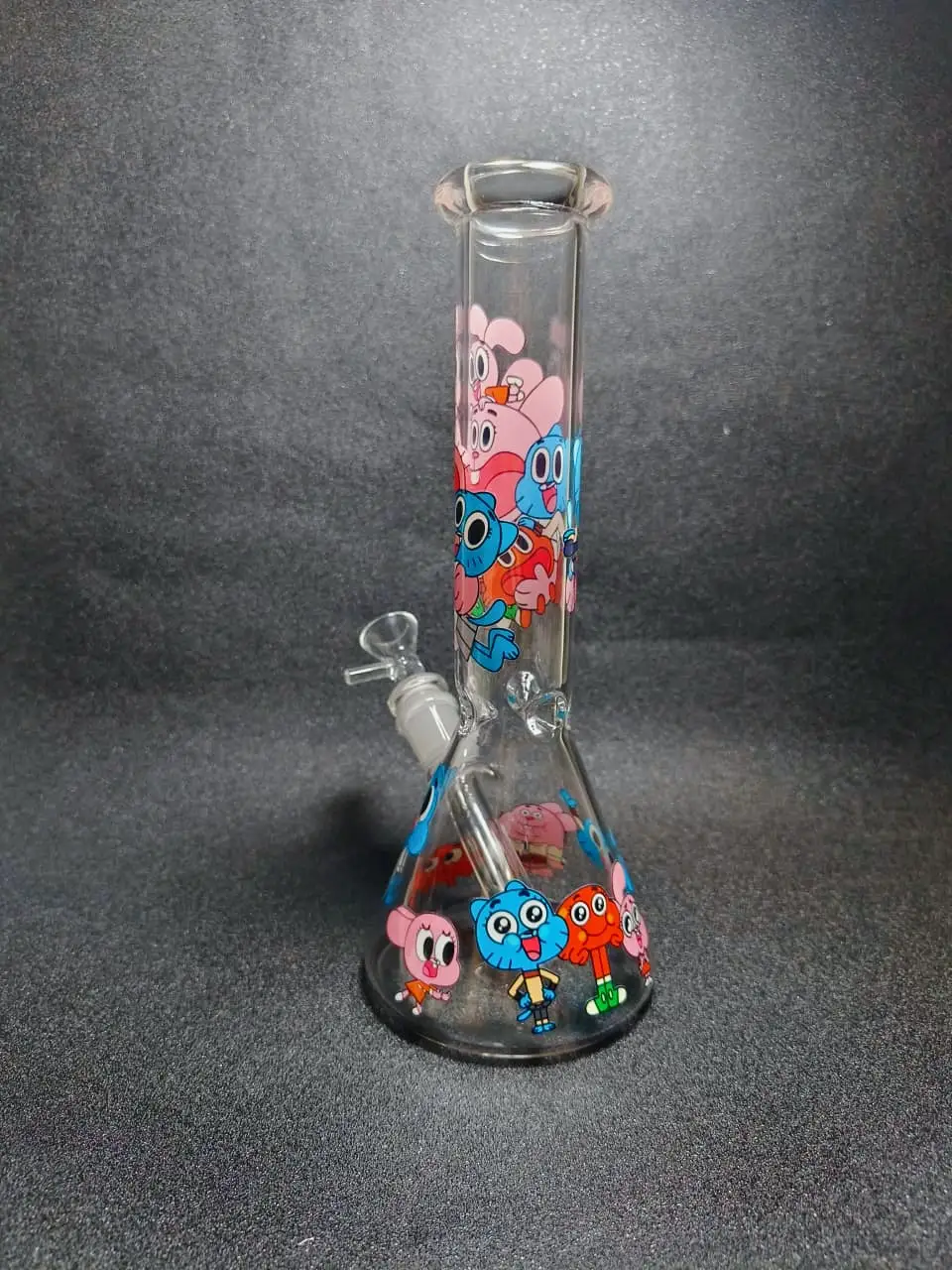 The Amazing World of Gumball Cartoon Beaker Glass Bong