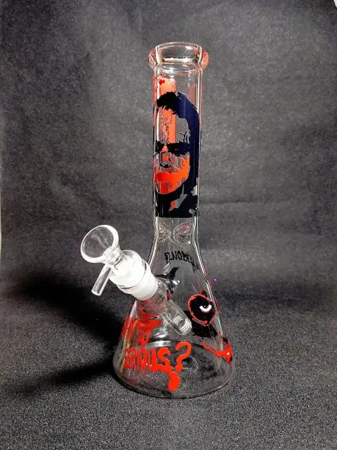 The Joker Why So Serious? Dark Knight Beaker Glass Bong