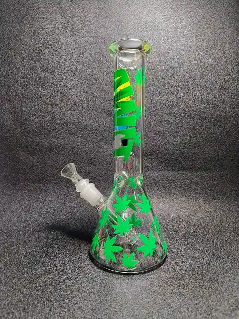 10″ The Simpsons Bart Street Leaf 420 Beaker Glass Bong 10" The Simpsons Bart Street Leaf 420 Beaker Glass Bong