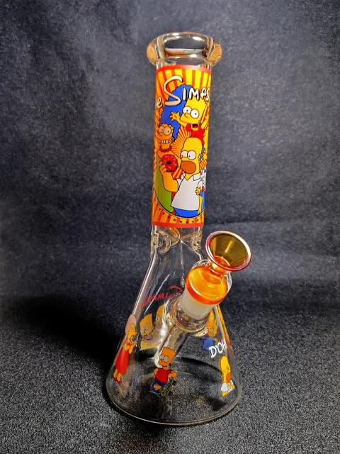The Simpsons Family Classic D'OH! Beaker Glass Bong