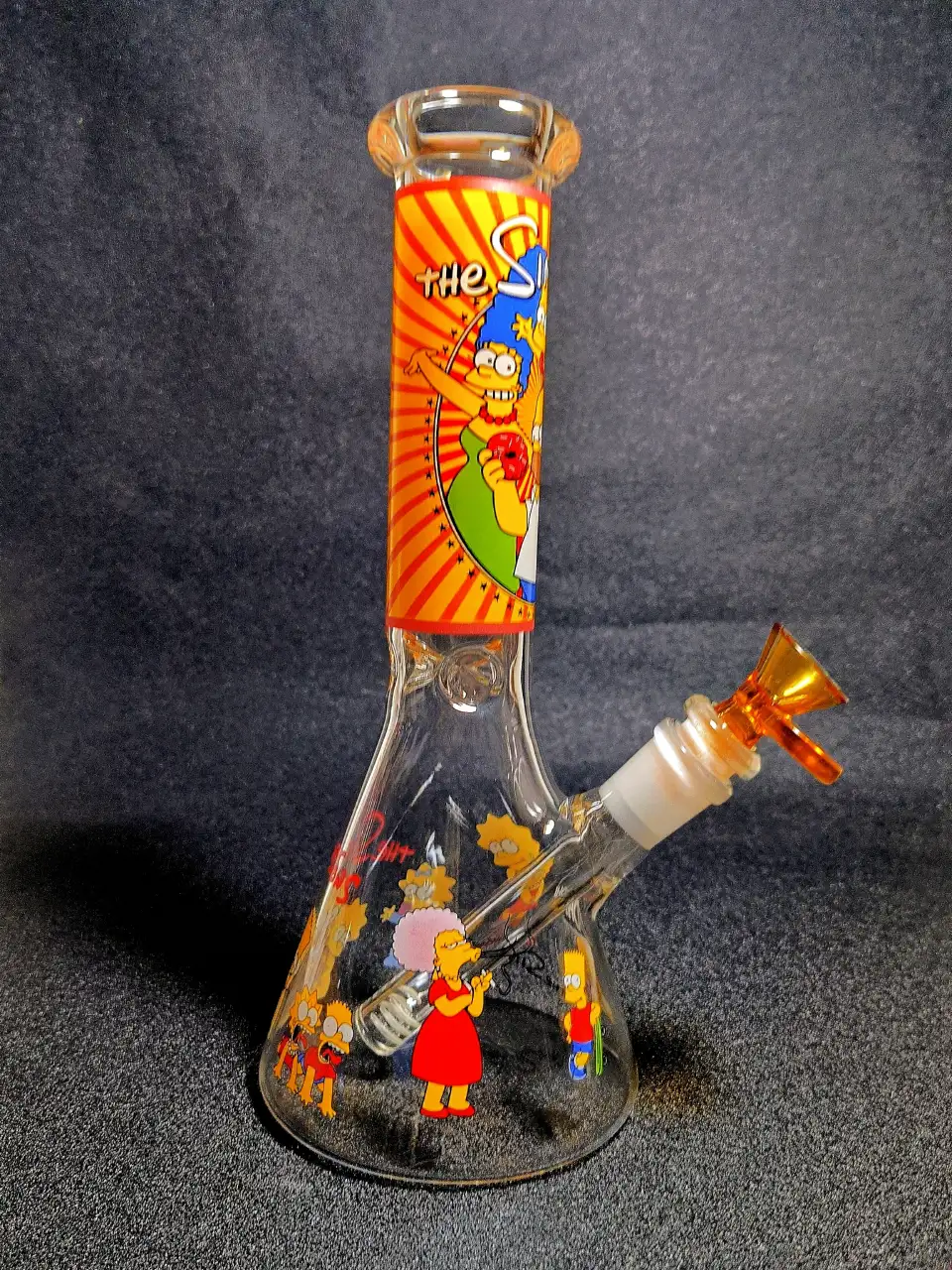 The Simpsons Family Classic D'OH! Beaker Glass Bong