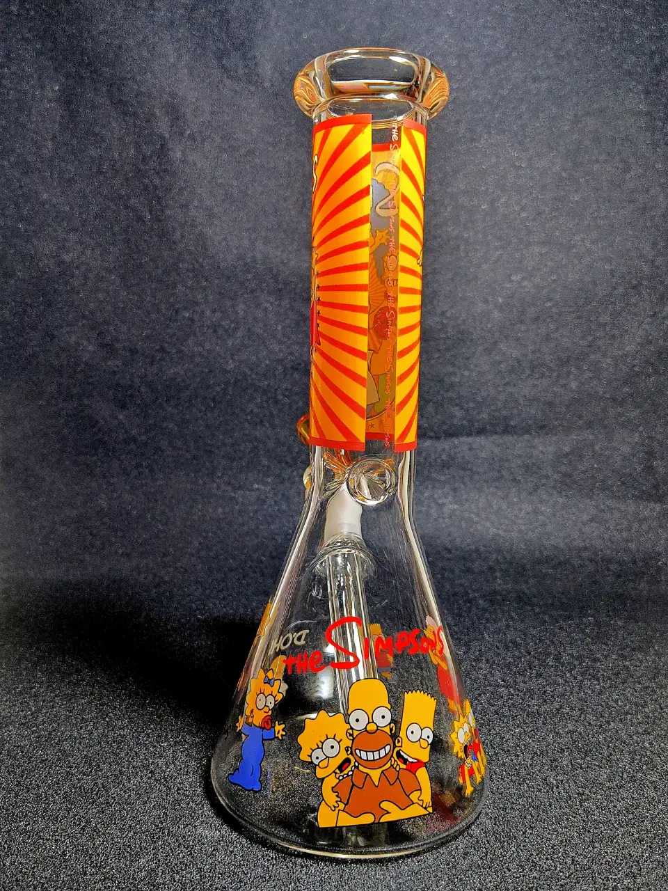 The Simpsons Family Classic D'OH! Beaker Glass Bong