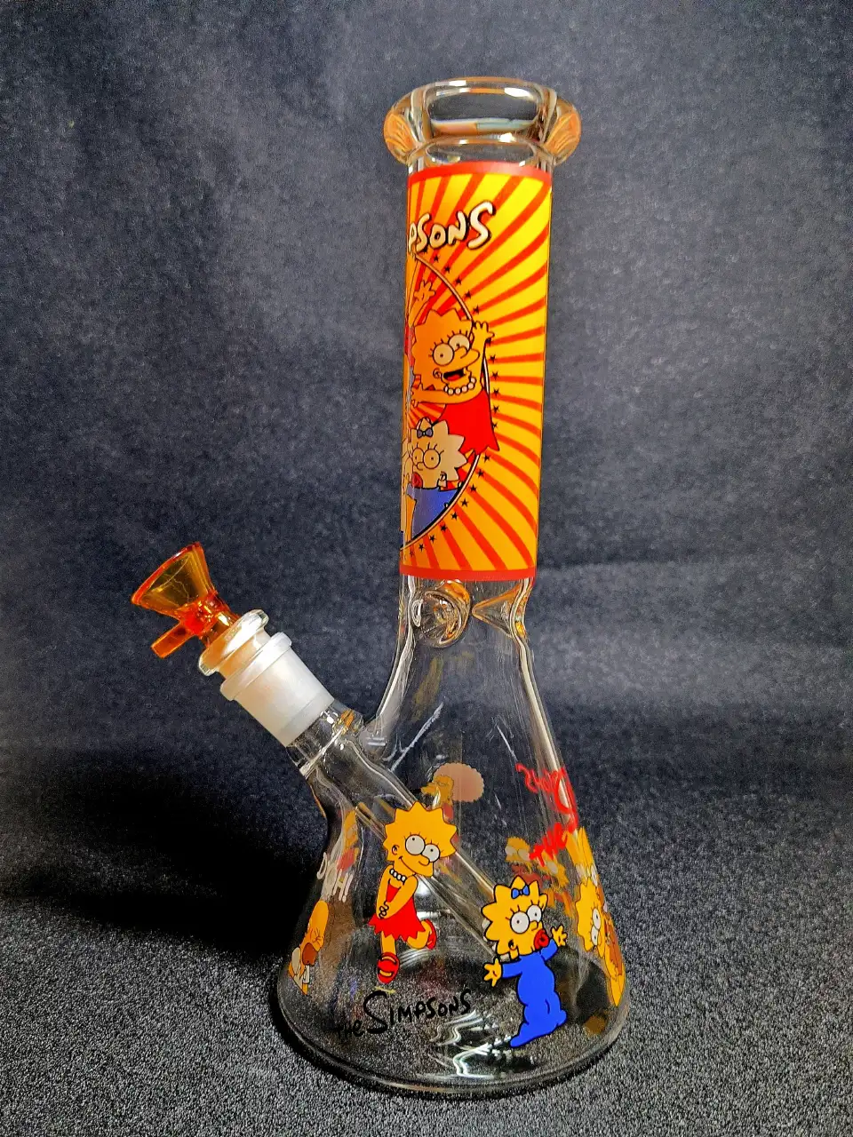 The Simpsons Family Classic D'OH! Beaker Glass Bong