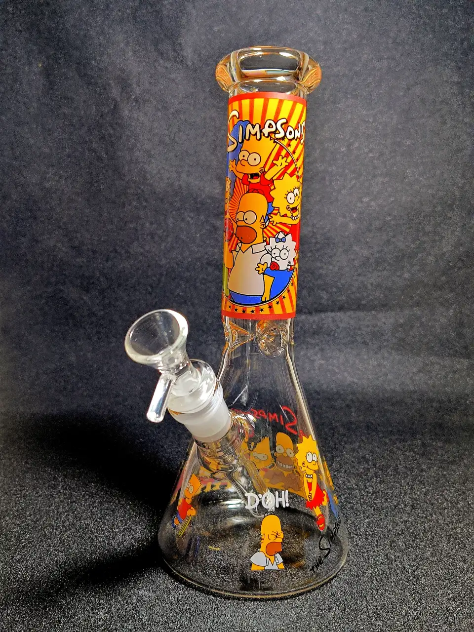 The Simpsons Family Classic D'OH! Beaker Glass Bong