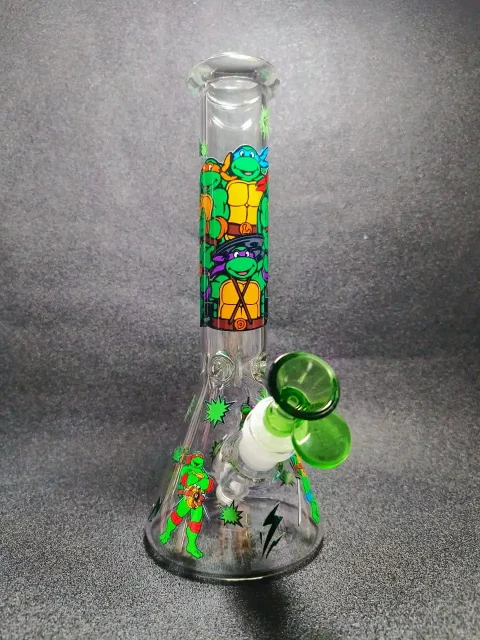 TMNT Teenage Mutant Ninja Turtles Beaker Glass Bong