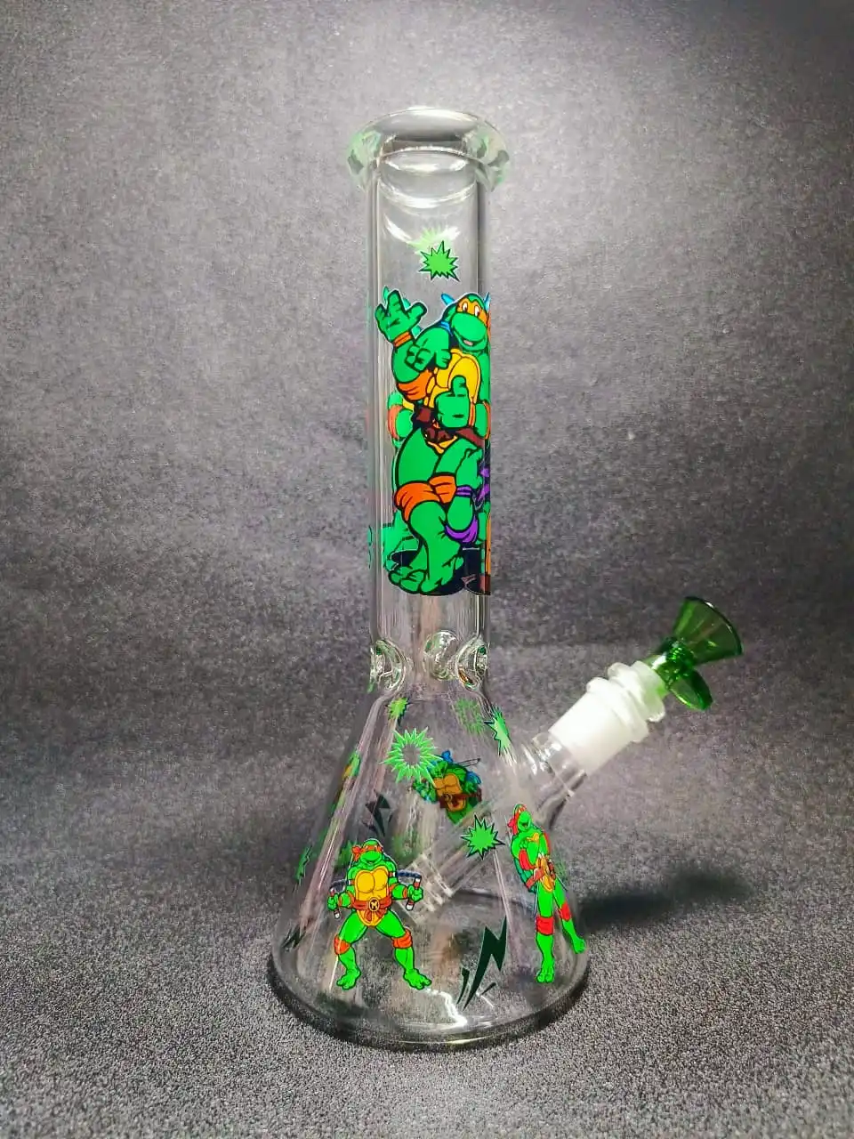 TMNT Teenage Mutant Ninja Turtles Beaker Glass Bong