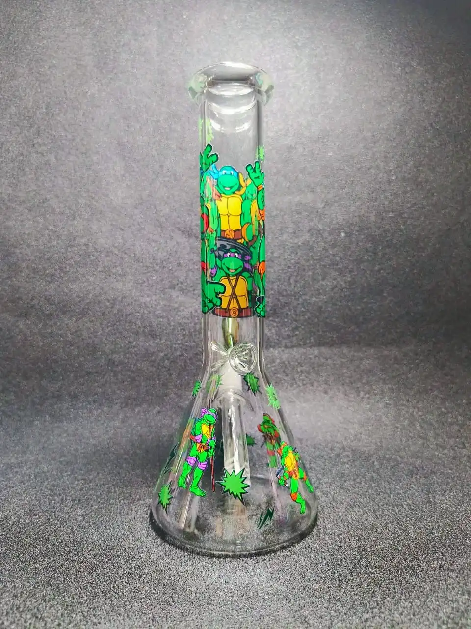 TMNT Teenage Mutant Ninja Turtles Beaker Glass Bong
