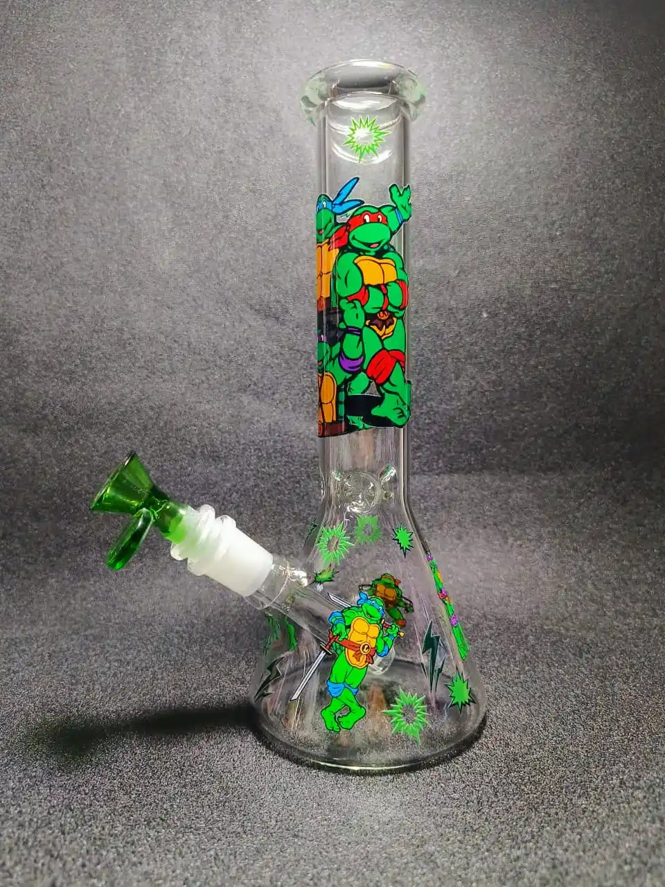 TMNT Teenage Mutant Ninja Turtles Beaker Glass Bong