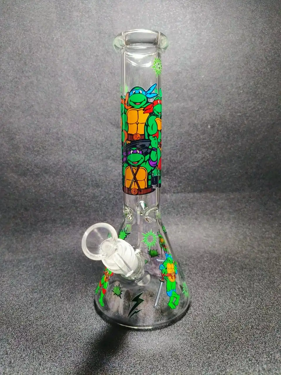 TMNT Teenage Mutant Ninja Turtles Beaker Glass Bong