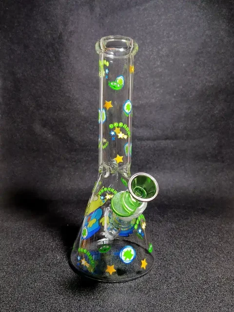 Toy Story Little Green Men Disney Pixar Space Beaker Glass Bong