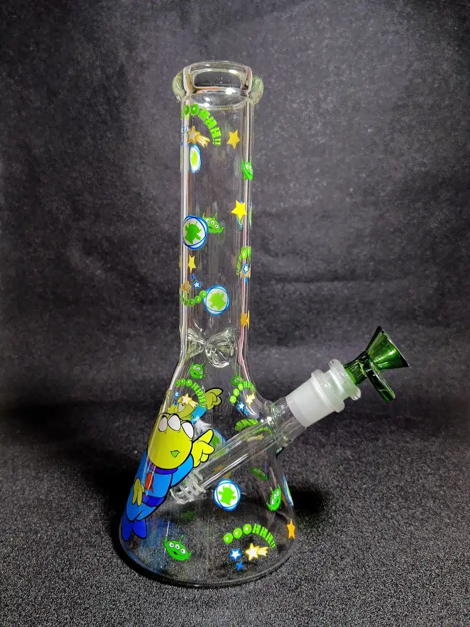 Toy Story Little Green Men Disney Pixar Space Beaker Glass Bong