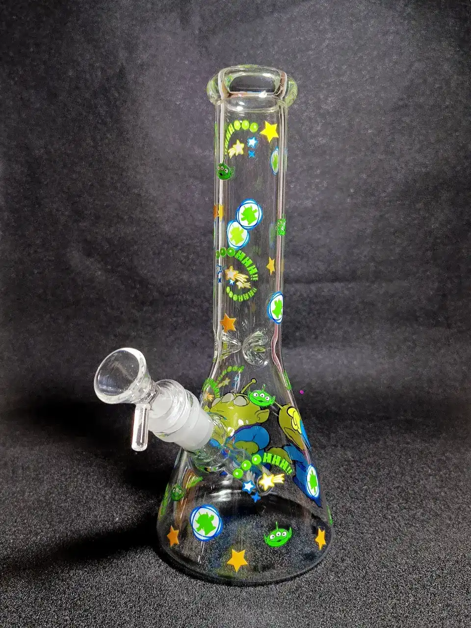 Toy Story Little Green Men Disney Pixar Space Beaker Glass Bong