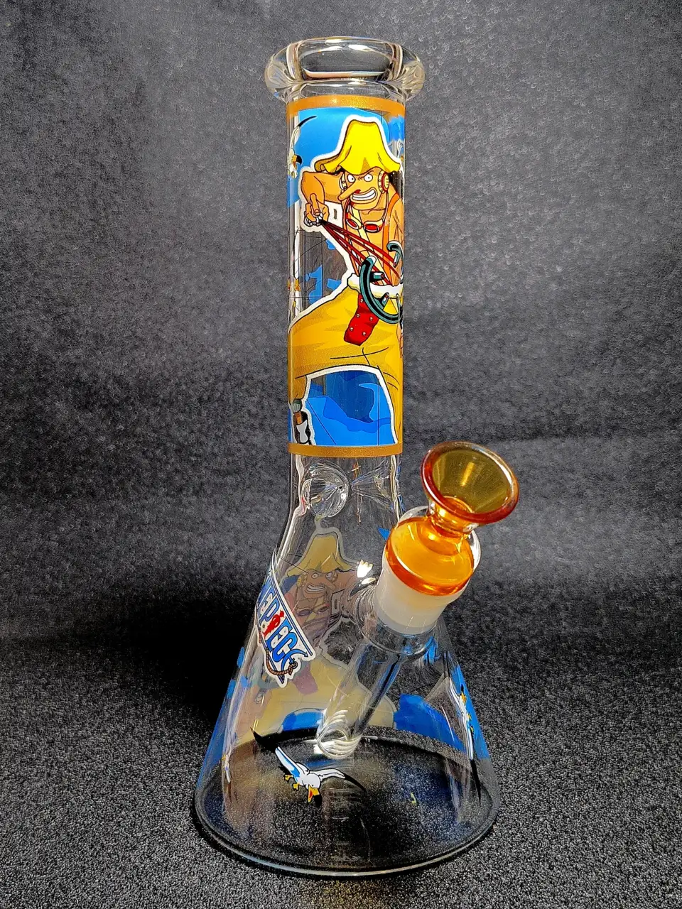 Usopp One Piece Slingshot Ocean Seagull Beaker Glass Bong