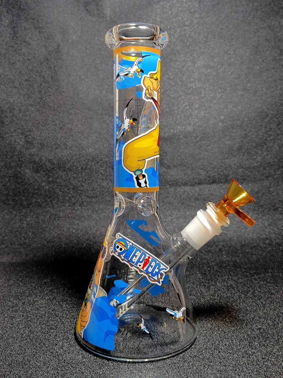 Usopp One Piece Slingshot Ocean Seagull Beaker Glass Bong