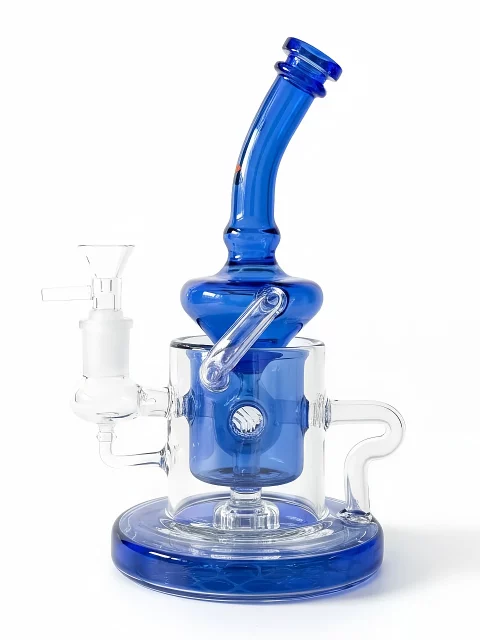 8″ Vortex Flow Disc Perc Recycler Concentrate Dab Rig 8" Vortex Flow Disc Perc Recycler Concentrate Dab Rig