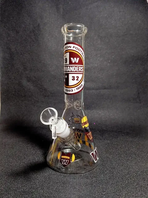Washington Football Team 1983-1988 Classic Beaker Glass Bong