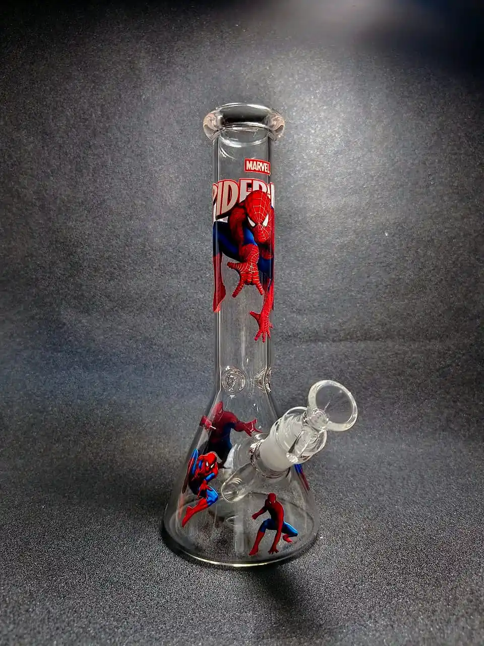 10" Web Awakening Spider-Man Beaker Glass Bong