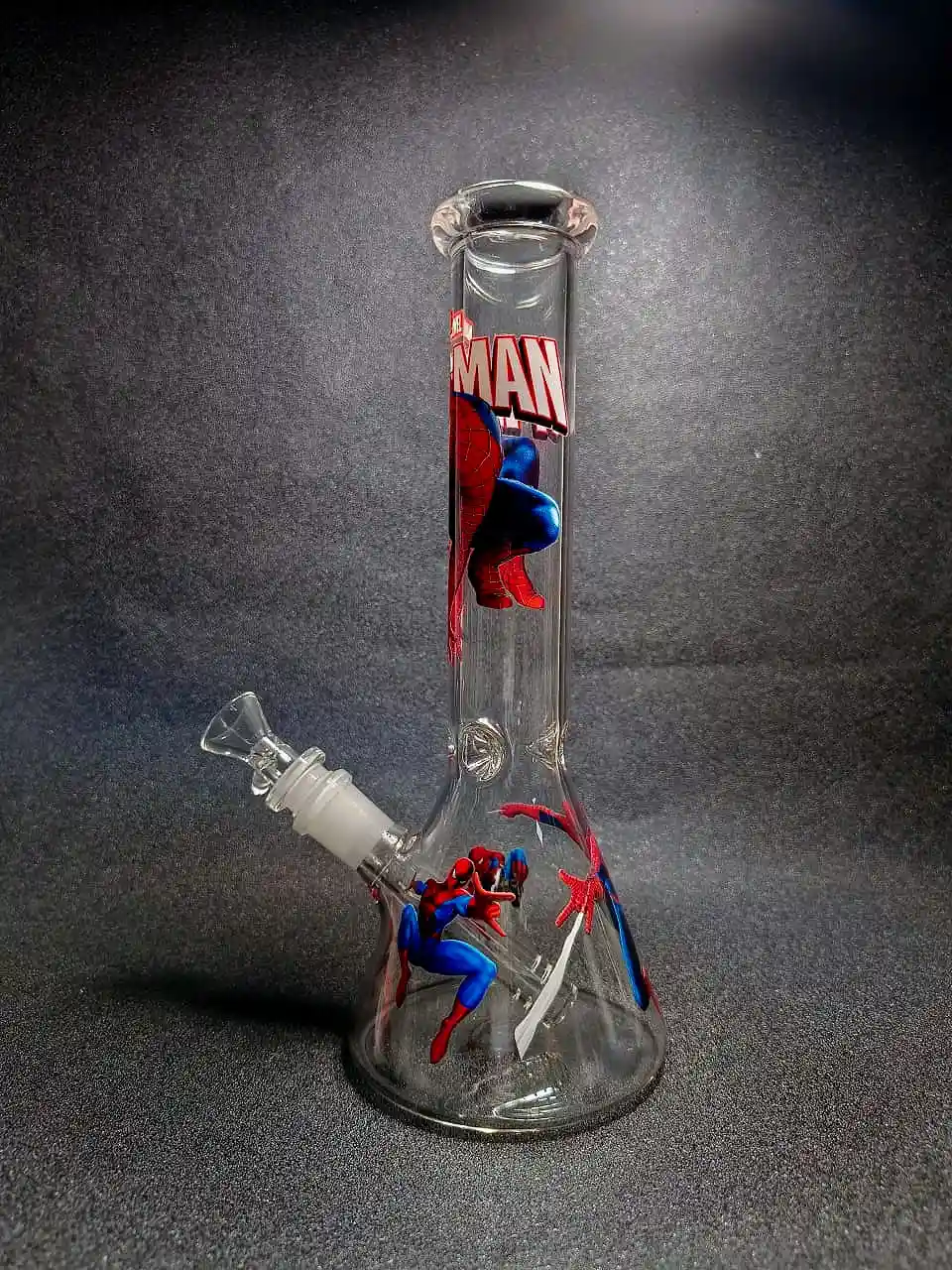 10" Web Awakening Spider-Man Beaker Glass Bong