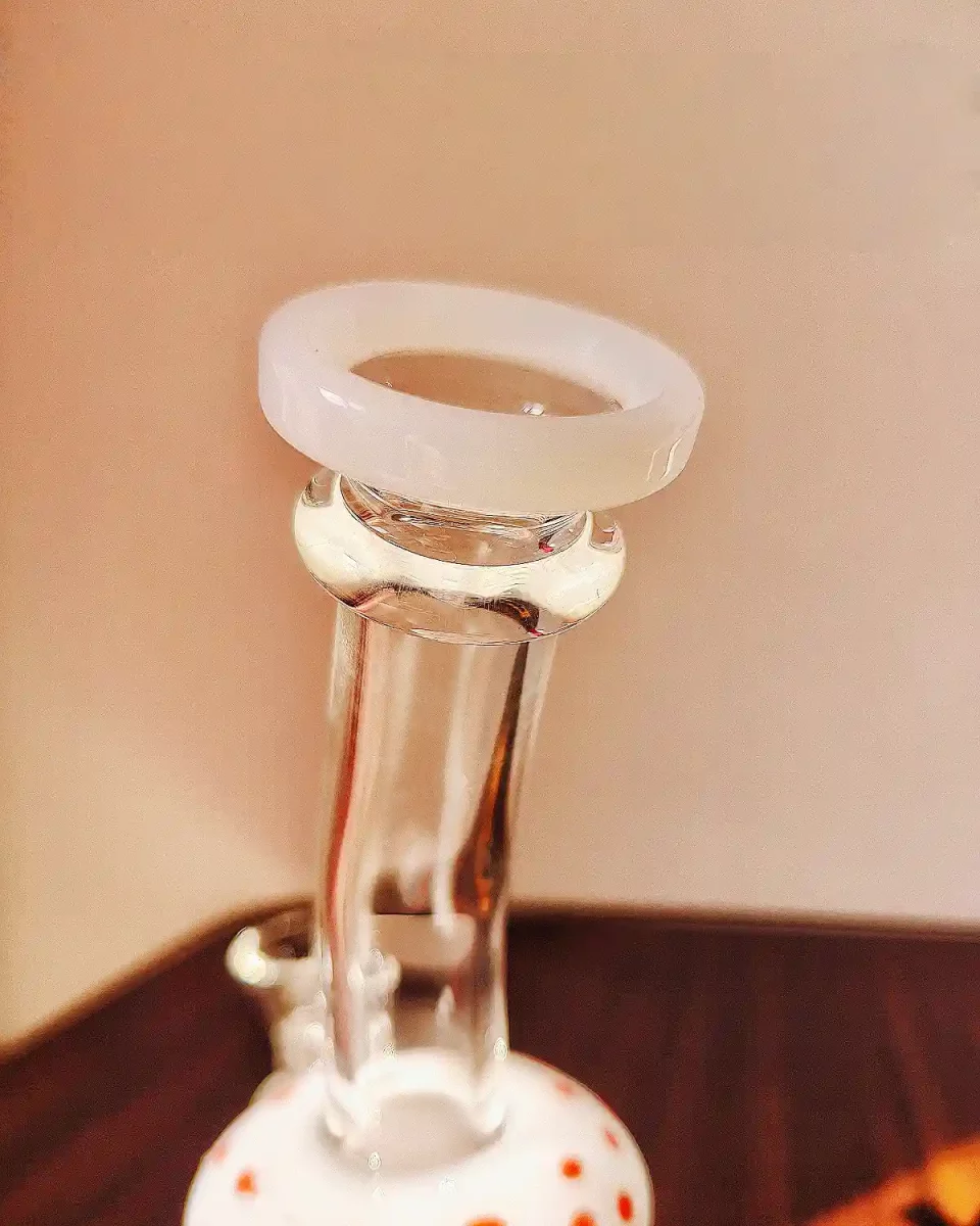 10" Whimsical Mushroom Bong with Disc Perc