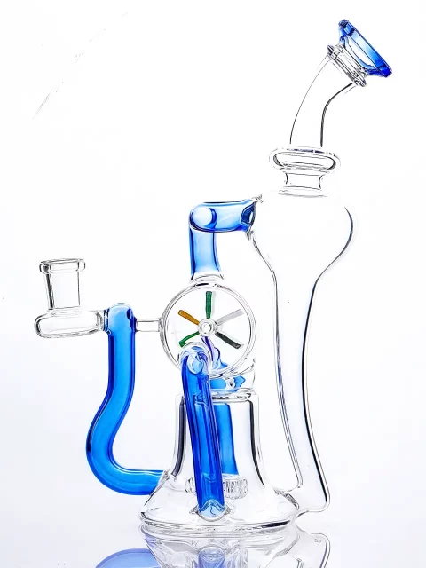 9" Windmill Spinner Tornado Recycler Bong