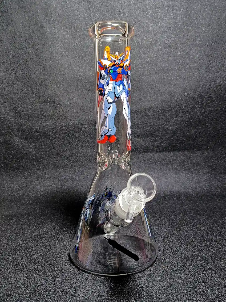 Wing Gundam Zero Mobile Suit Gundam Mecha Beaker Glass Bong