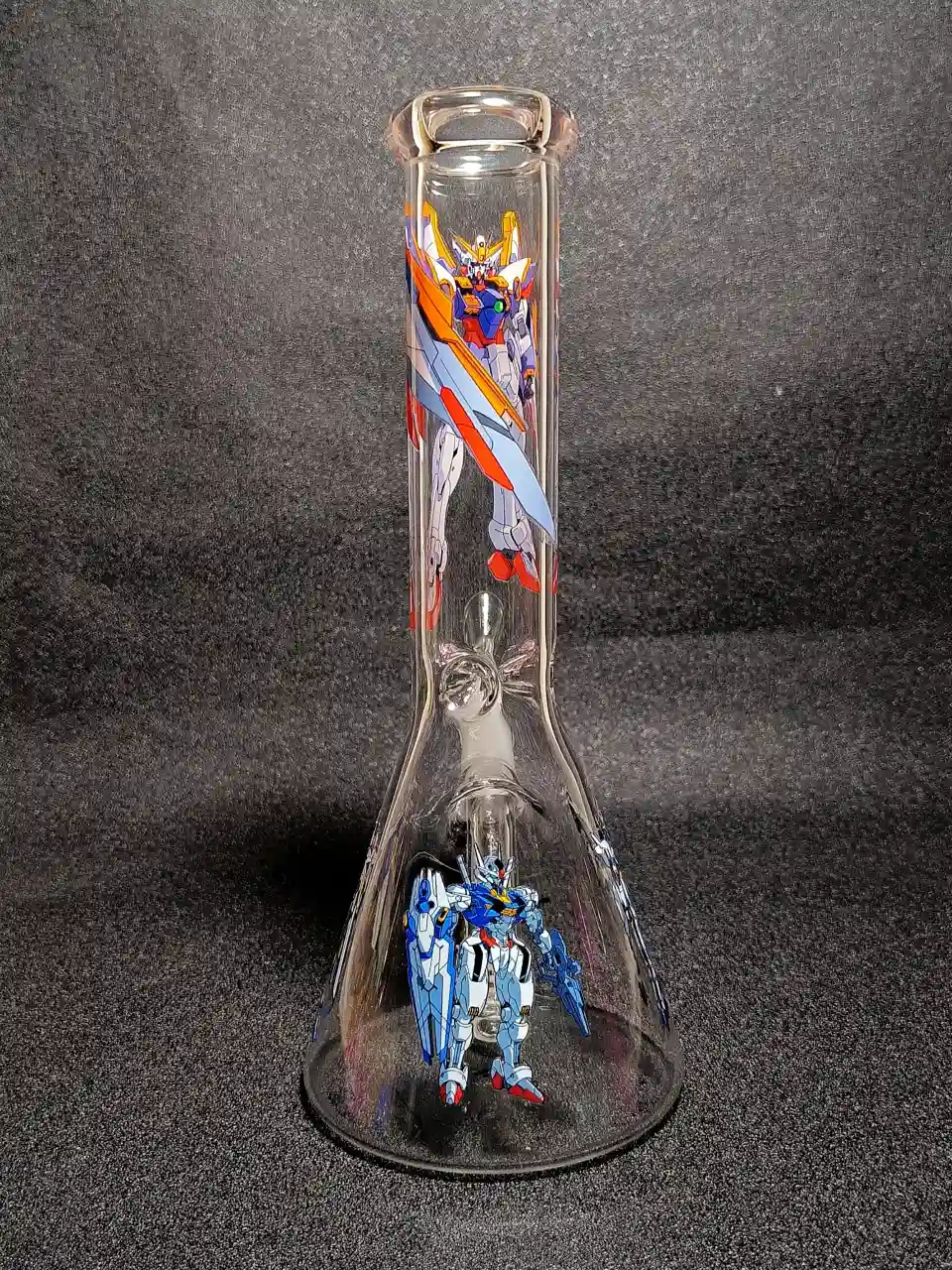 Wing Gundam Zero Mobile Suit Gundam Mecha Beaker Glass Bong