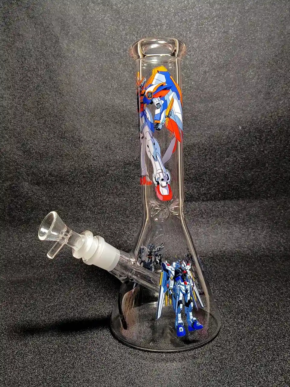 Wing Gundam Zero Mobile Suit Gundam Mecha Beaker Glass Bong