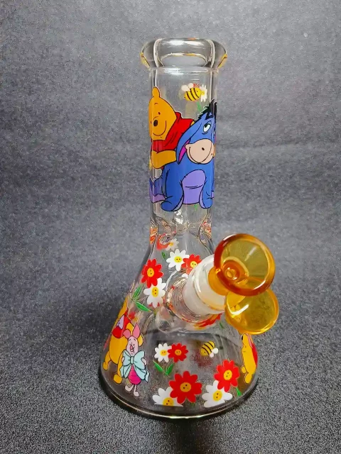 Winnie the Pooh Tigger Eeyore Piglet Glass Bong