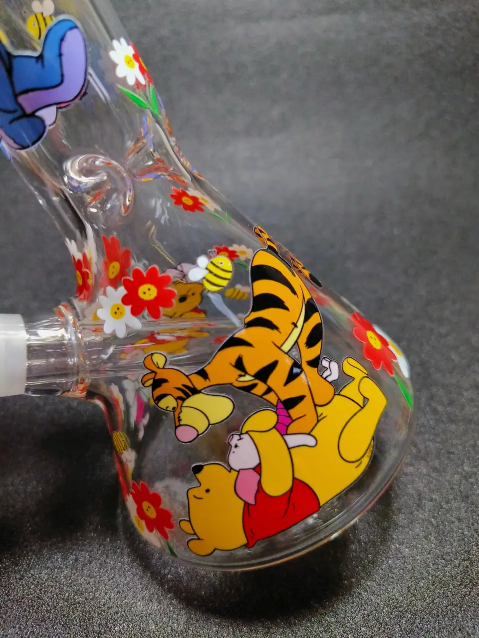 Winnie the Pooh Tigger Eeyore Piglet Glass Bong